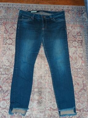 Kut from the Kloth Dark Blue Cropped Slim Jeans